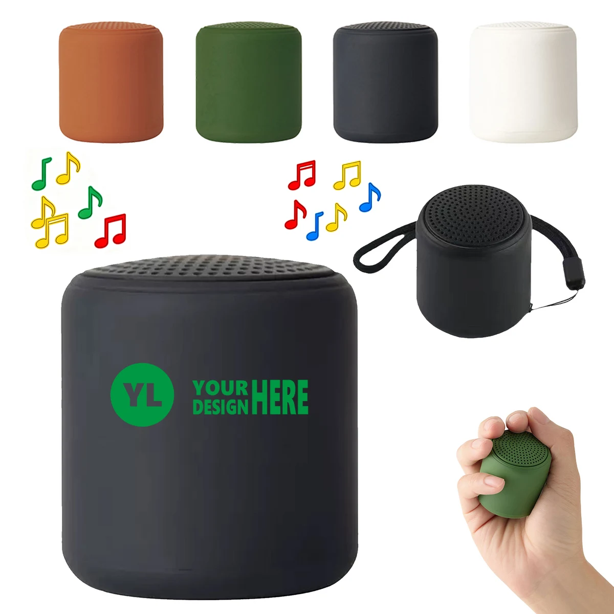 MOQ 20 Customizable Mini Macaron Wireless Speaker 1