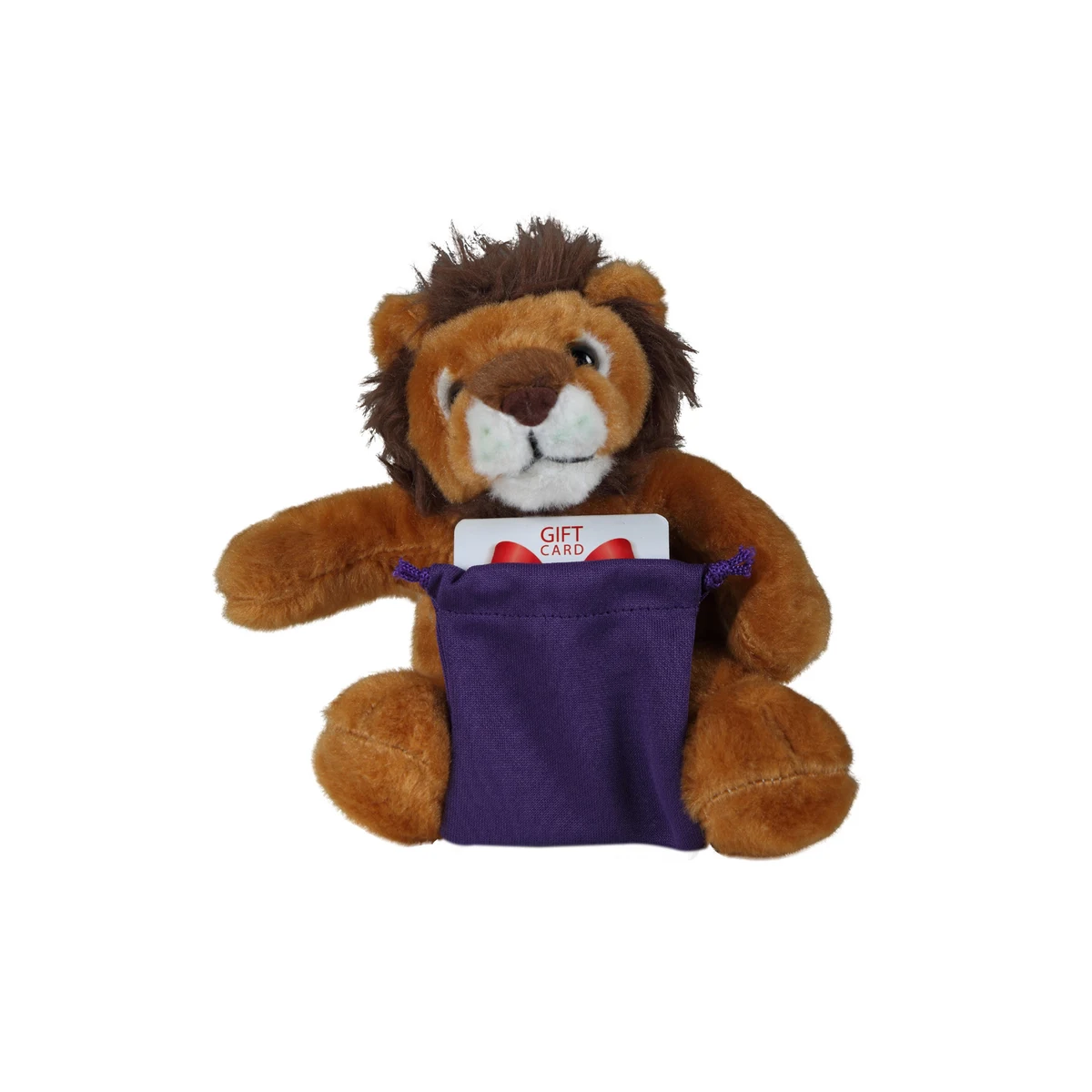 soft plush Lion with gift card sack 1