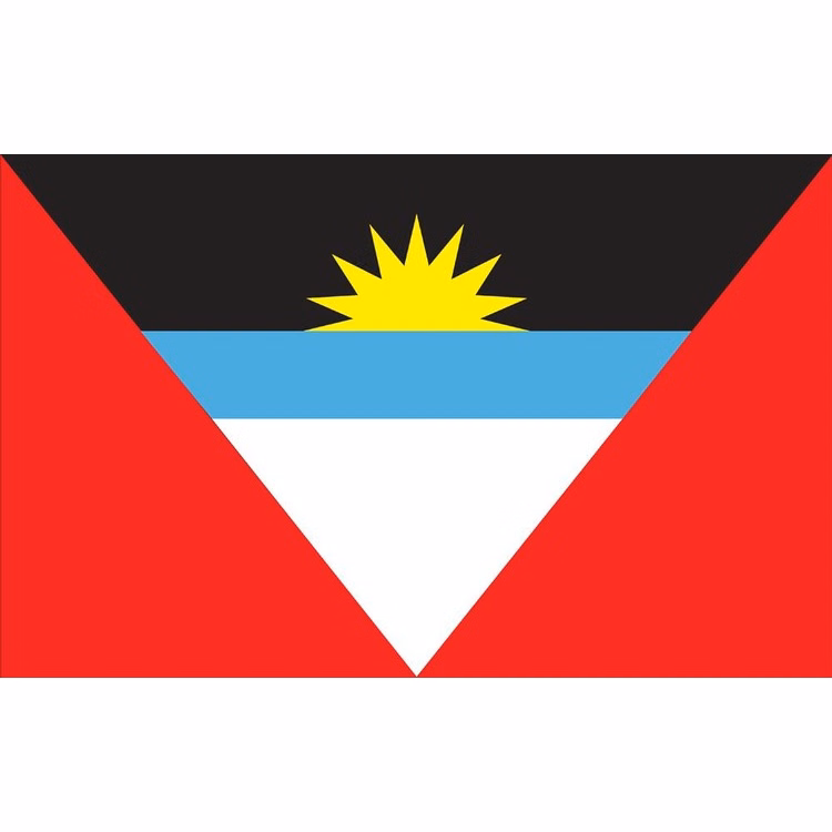 Antigua Barbuda Flag - 2' x 3' - Nylon