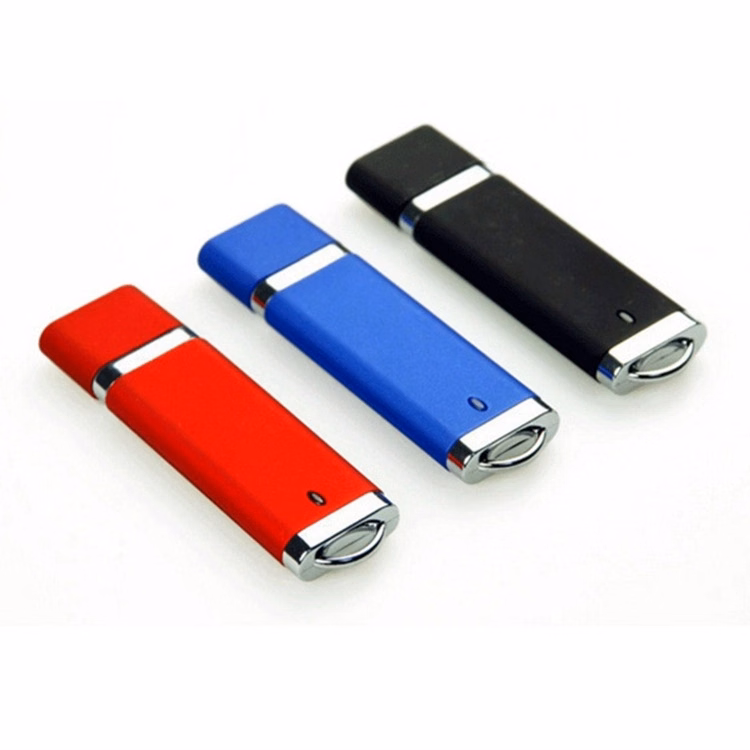 Glacier Plastic USB Flash Drive w/ Custom Logo