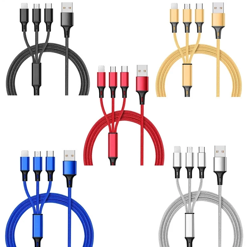 3 In 1 Long Charging Cable 1
