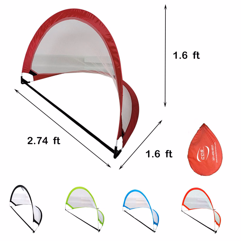 Customizable Portable Pop Up Soccer Net