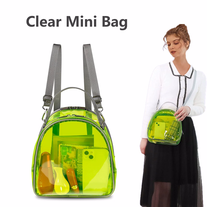 Mildbeer Clear Bag Stadium Approved Clear Mini Backpack