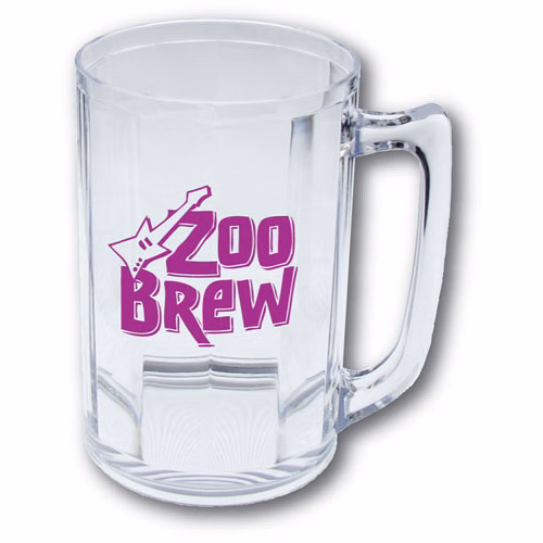 5oz Plastic Fluted Beer Mug Sampler with Handle