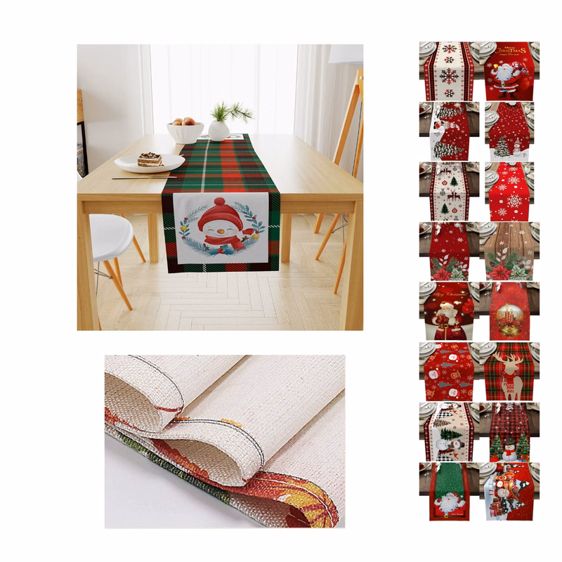 Polyester Christmas Table Runner