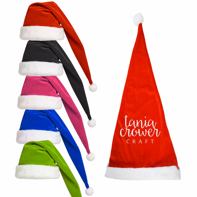High-Grade Velvet Extended Christmas Hat