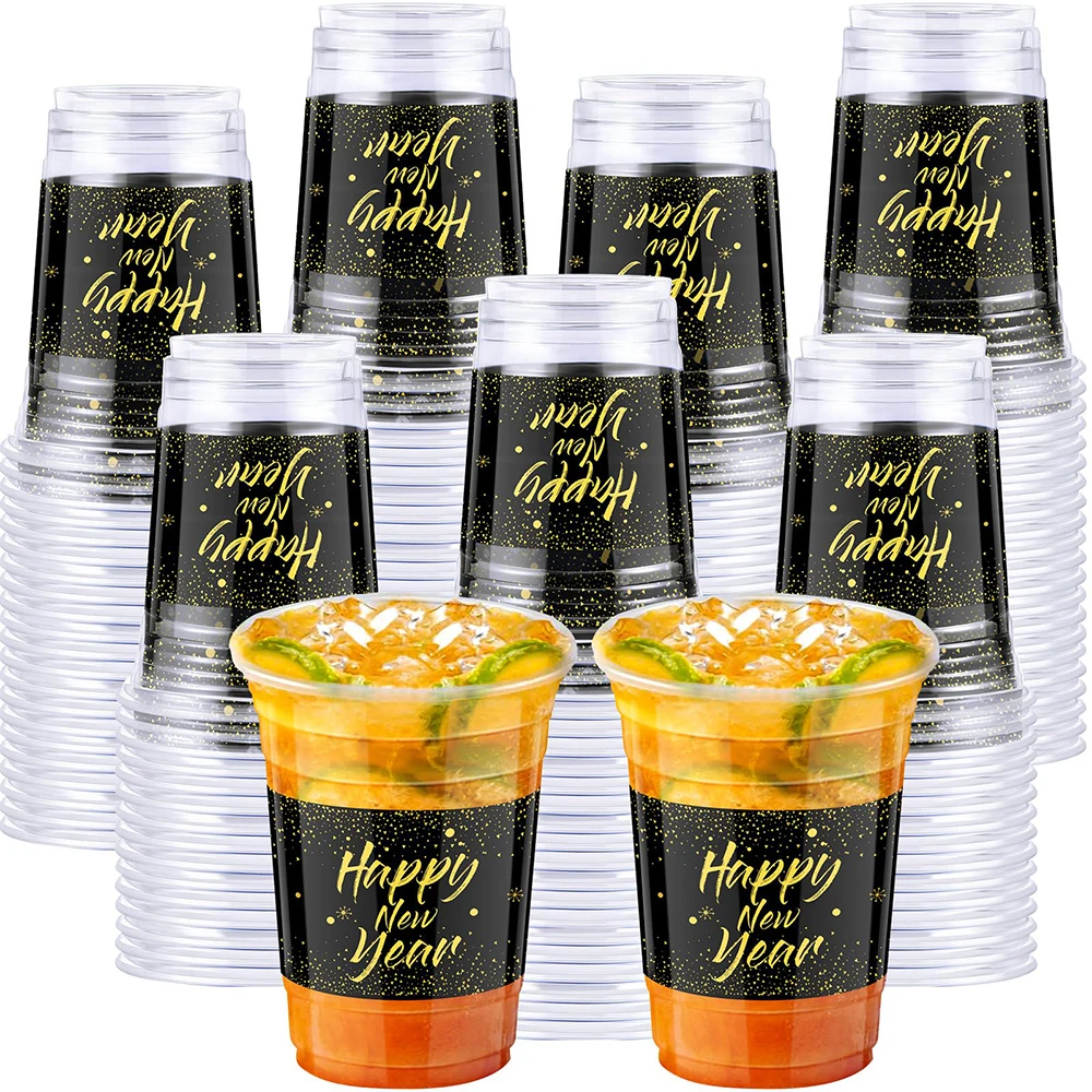 16 oz New Years' Plastic Cup 1