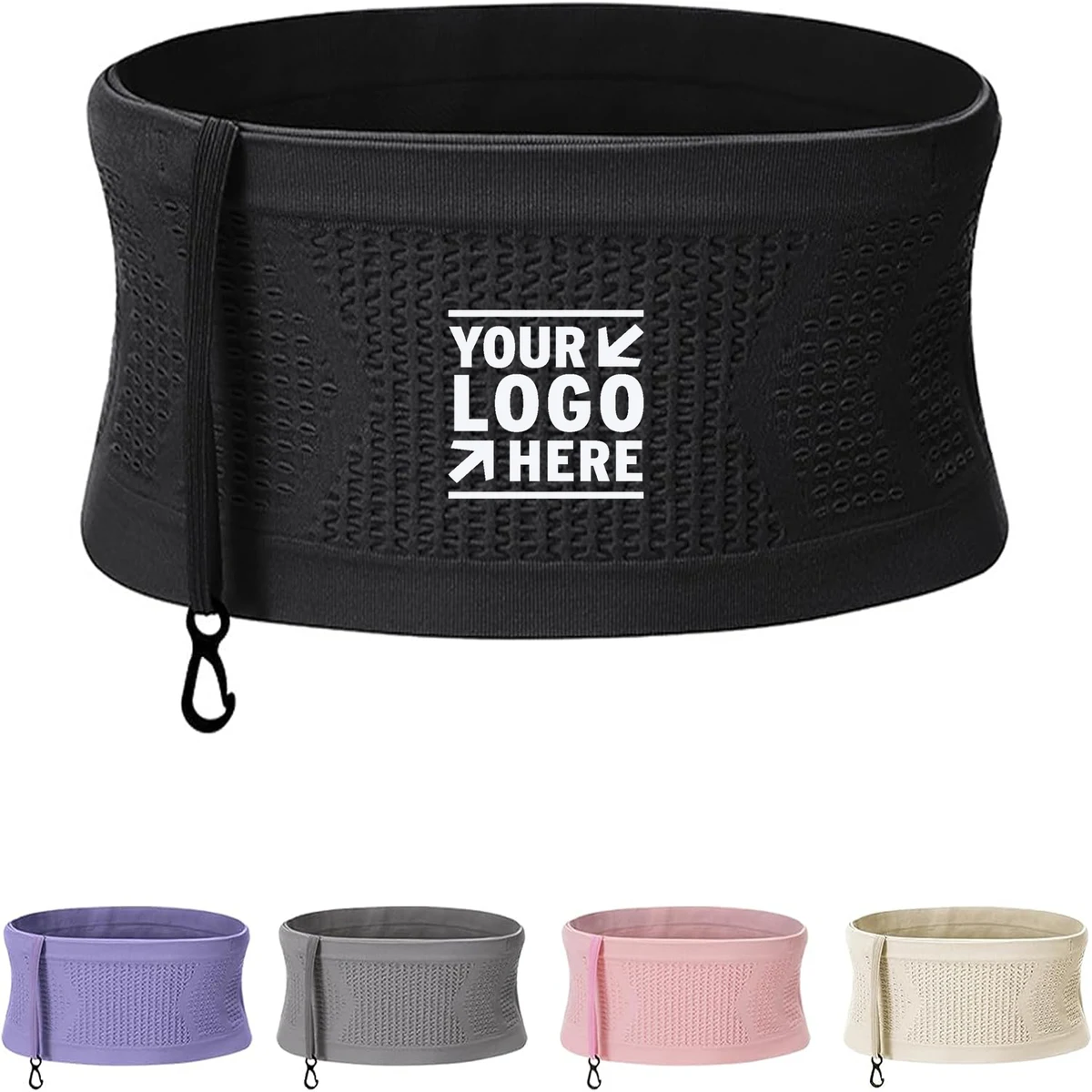 Hidden Pocket Slim Travel Money Belt Running Waist Slim Fanny Pack 1