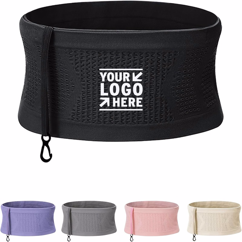 Hidden Pocket Slim Travel Money Belt Running Waist Slim Fanny Pack