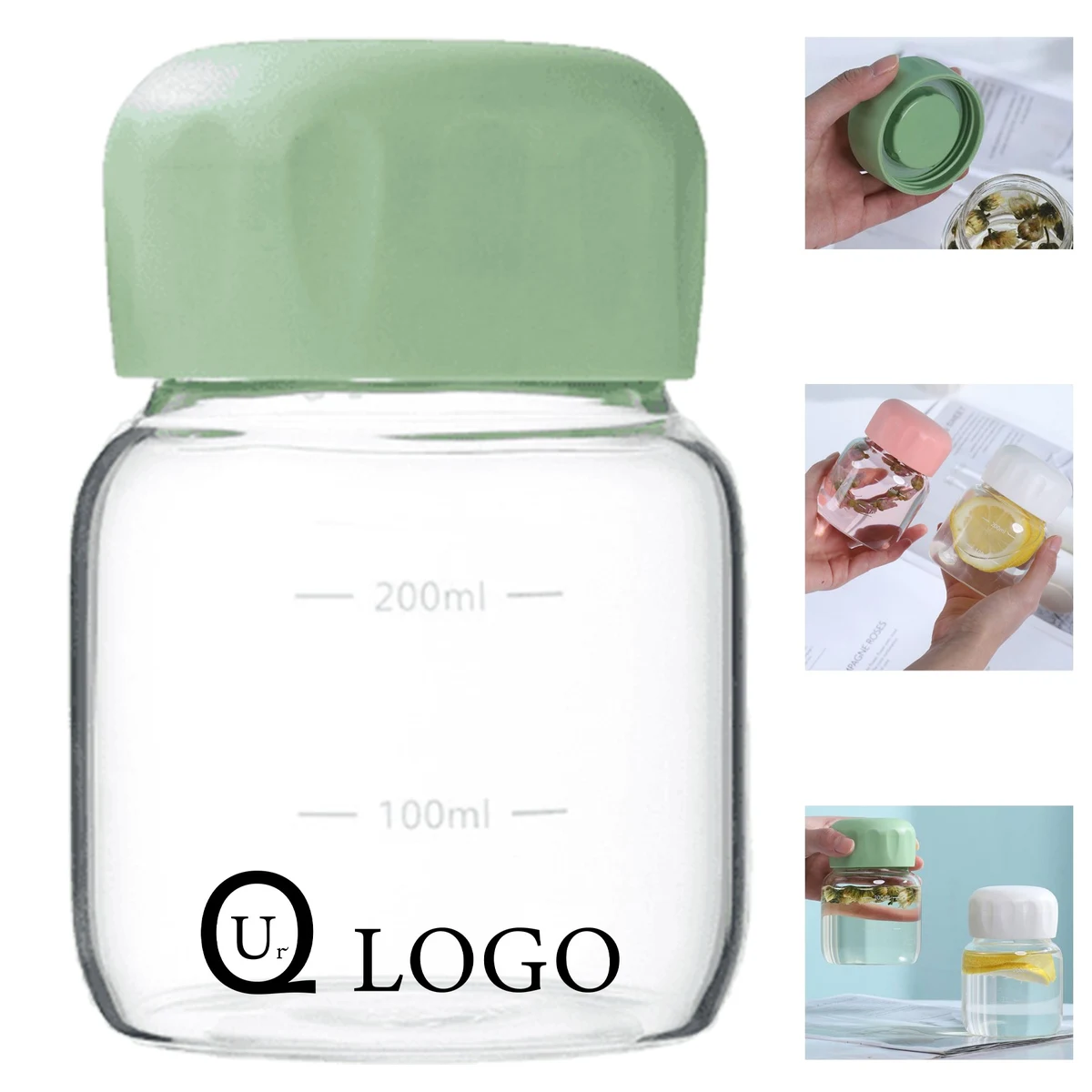 6.7Oz Mini Glass Bottle 1