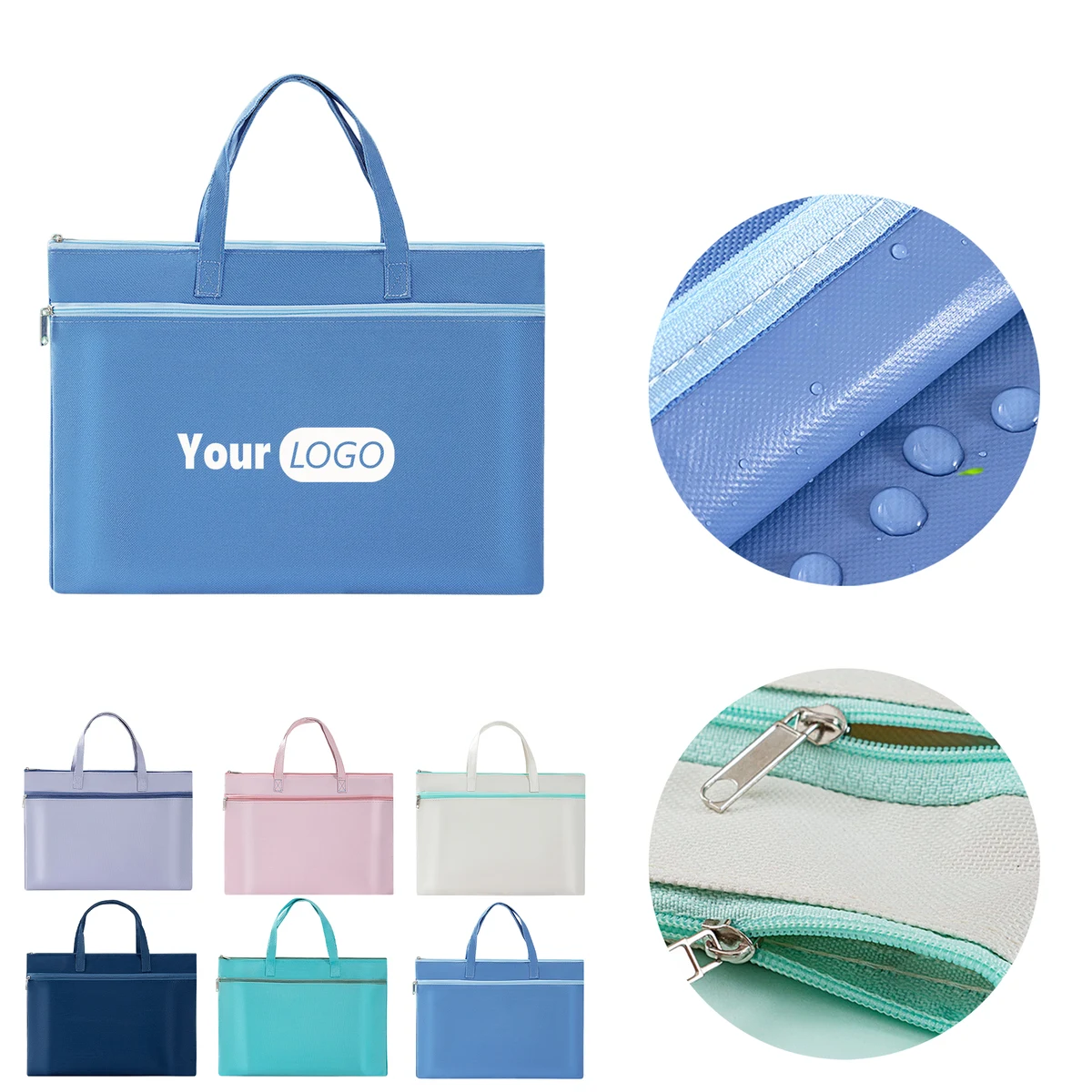 Zipper Pouch With Handle in A4 Size 1