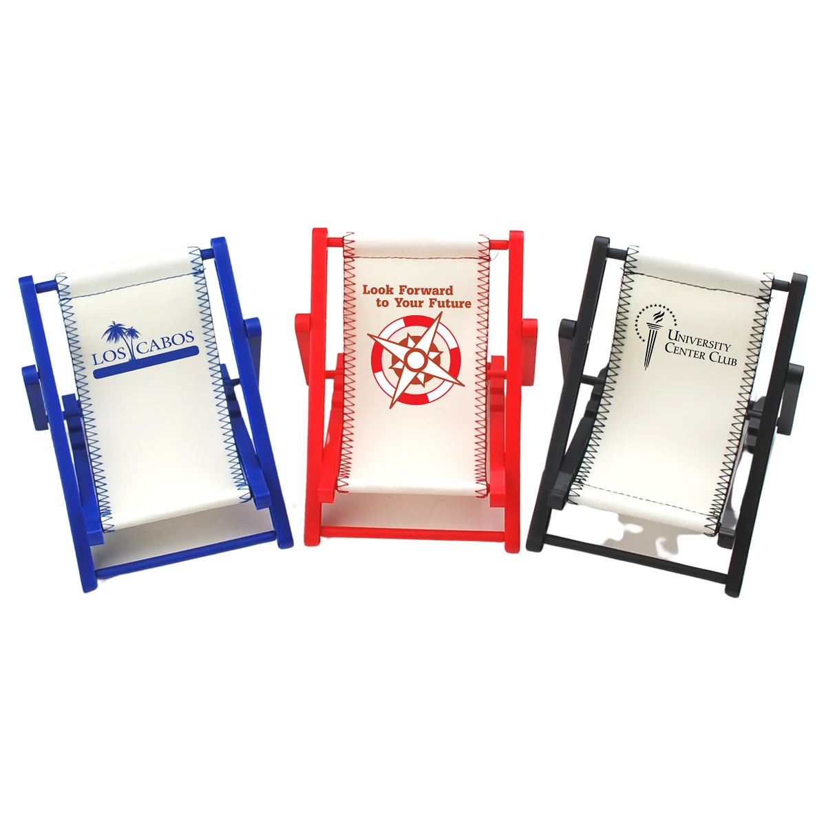 Plastic Frame Mini Beach Chair Cell Phone Holder (New Big Size) 1