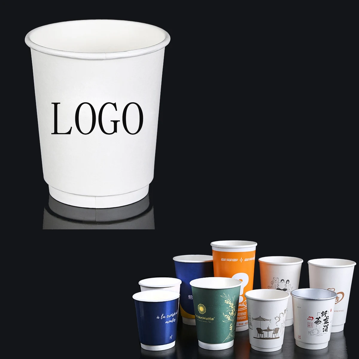 12Oz Insulated Paper Cups 1
