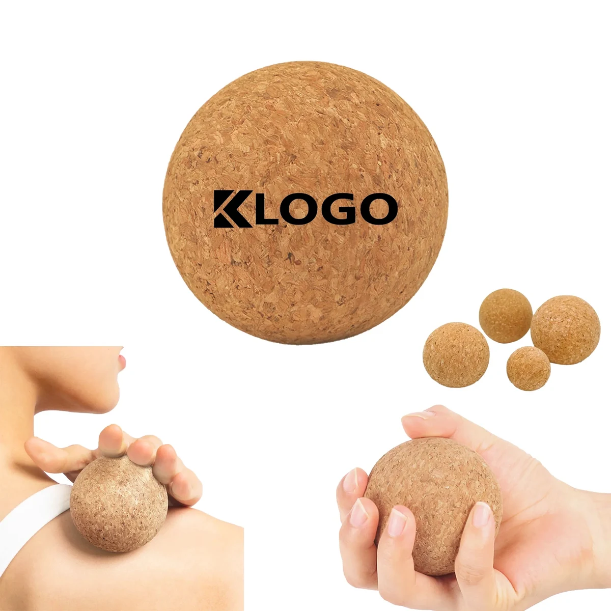 3.2" Cork Massage Ball 1