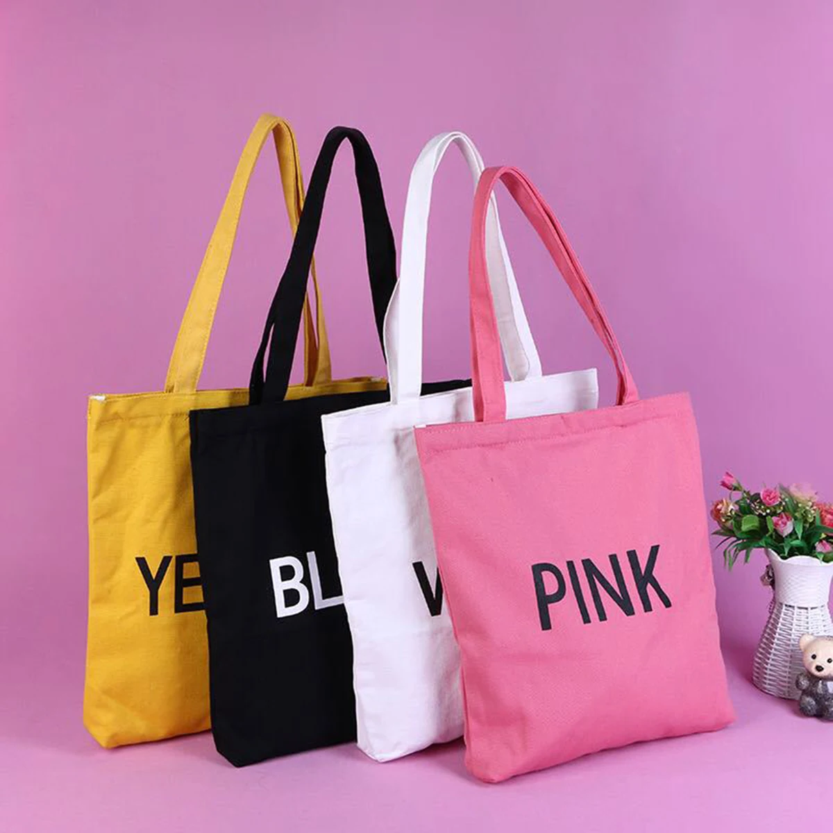 Tote Hand Bag, custom tote bag with logo imprint 1
