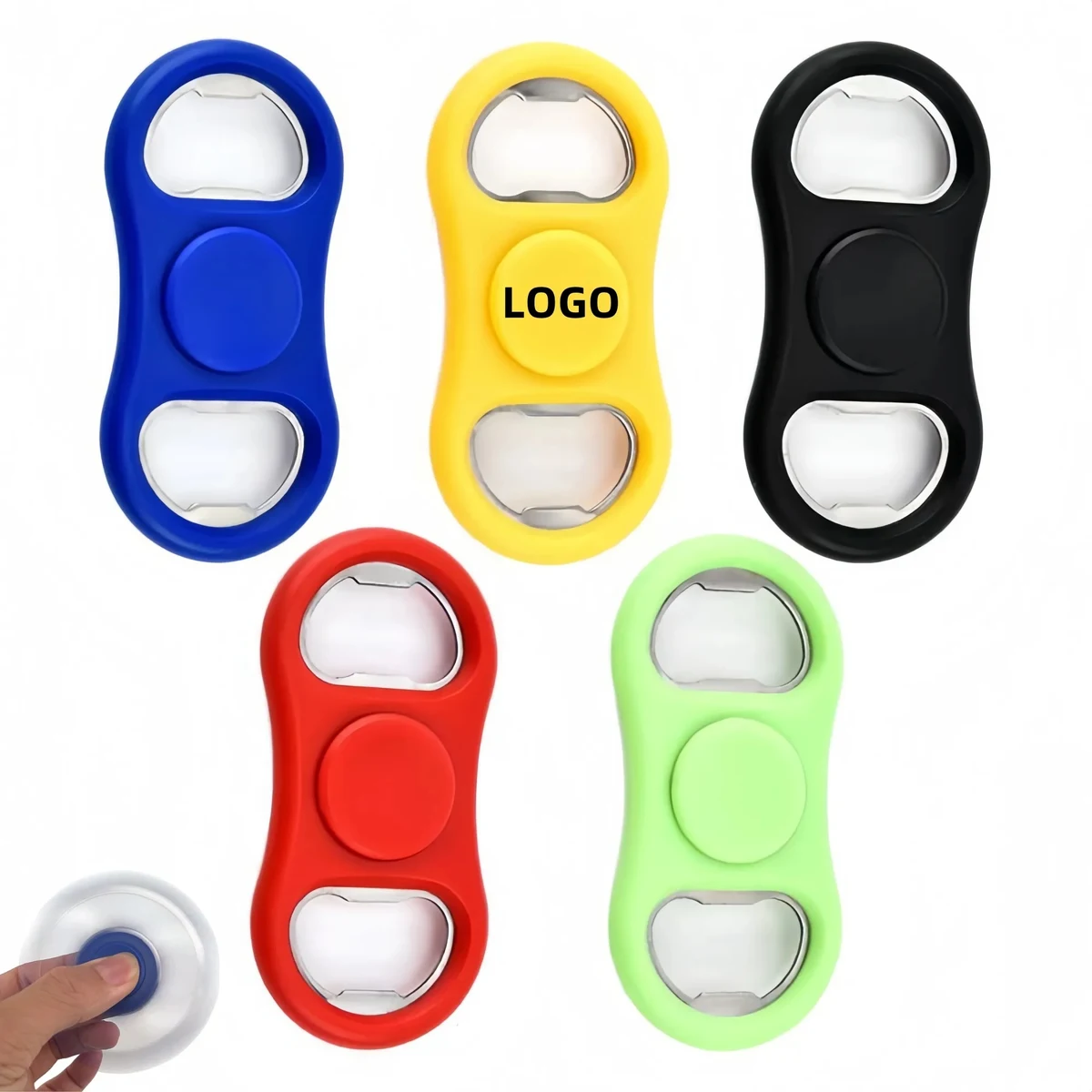 Stress-Relieving Double-Headed Beer Spinning Bottle Opener 1