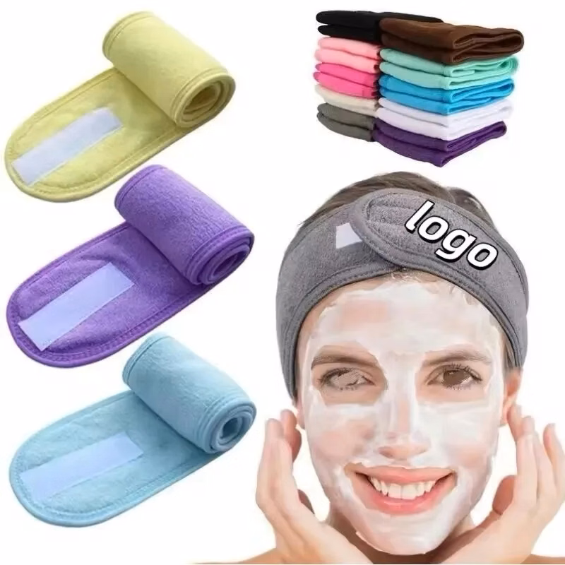 Adjustable Spa Facial Headband For Face Washing