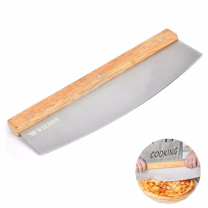 Wooden Handle Pizza Knife