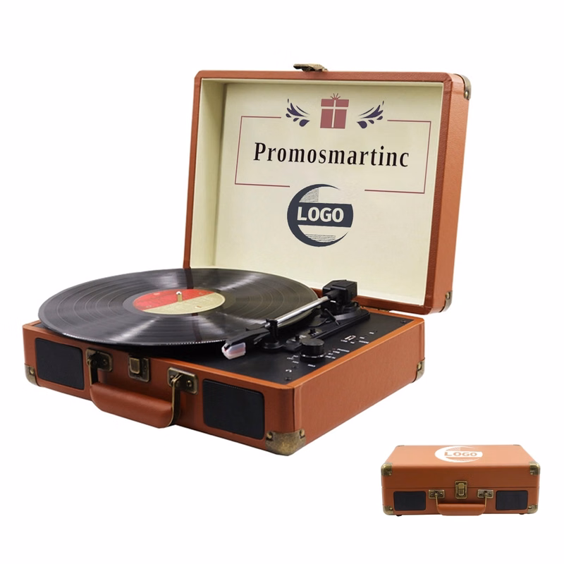 3-Speed Portable Suitcase Record Player