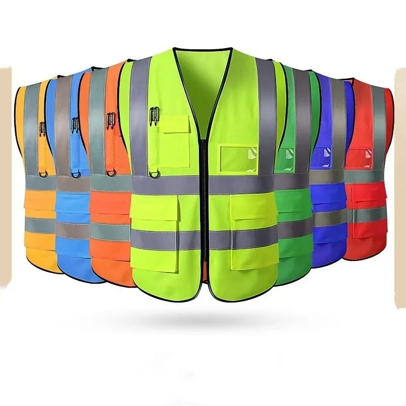 REFLECTIVE SAFETY VEST W/POCKETS 1