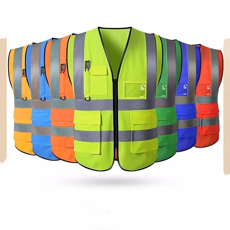 REFLECTIVE SAFETY VEST W/POCKETS