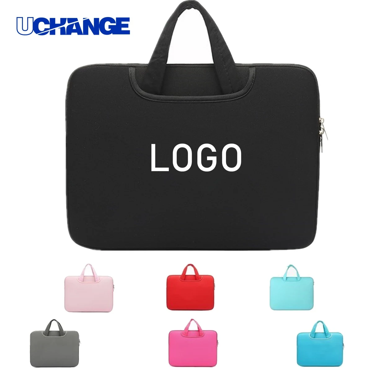 Full Color Laptop Sleeve with Hidden Handles 14" 1