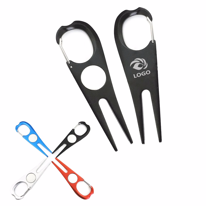 Aluminum Golf Divot Tool with Magnet and Lawn Repair