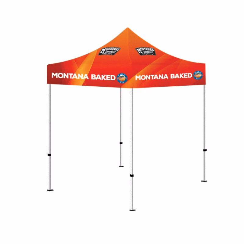 5' x 5' Pop Up Tent Full-Color, Full Bleed Dye-Sublimation Advertising Tent