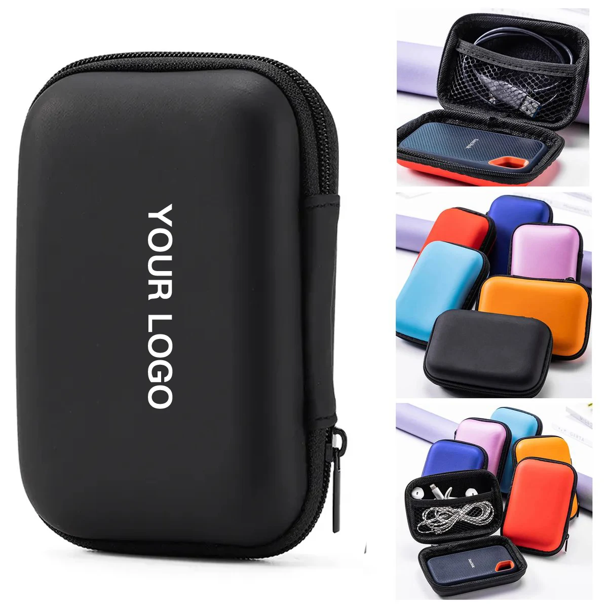 Protective Earbud Case with Zipper 1
