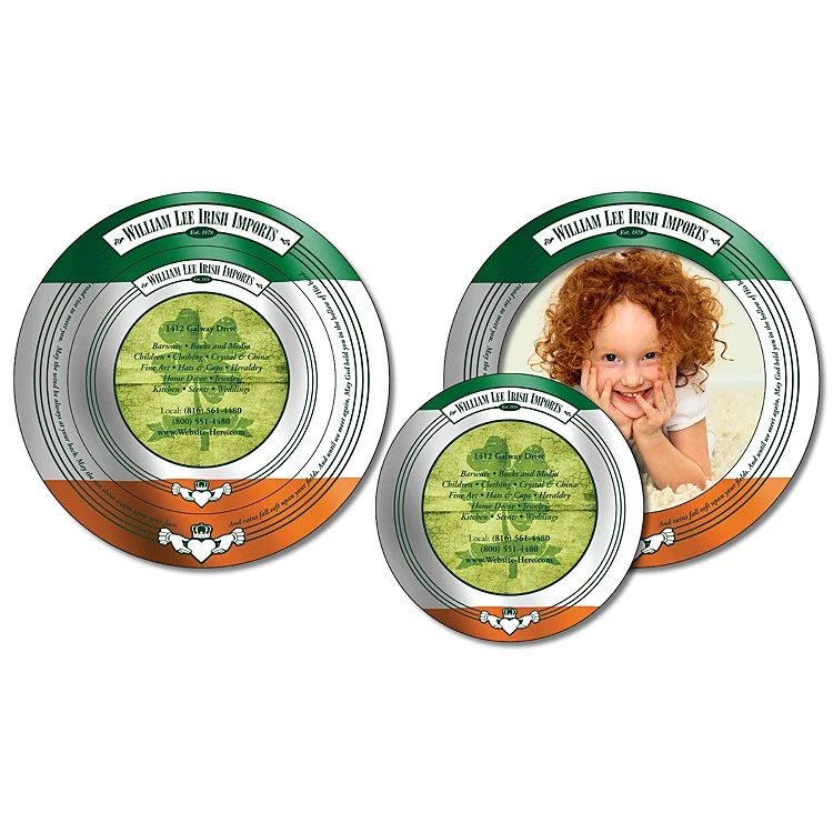 Magnet - 7 Inch Diameter Circle (with 5 Inch Diameter Circle Punch-Out) - Outdoor Safe 1