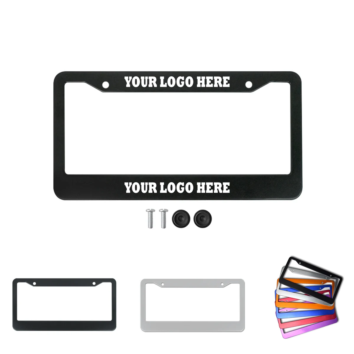 Aluminum Alloy License Plate Frame MOQ100 1