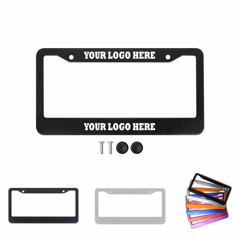 Aluminum Alloy License Plate Frame MOQ100