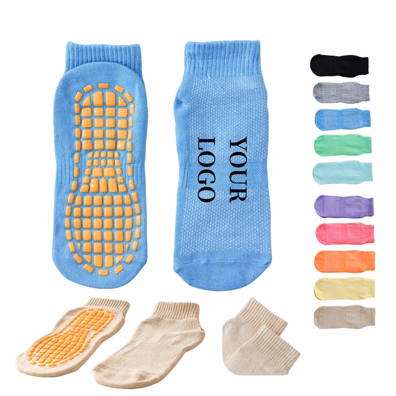 Anti-Slip Socks Polyester Cotton Dot Grip
