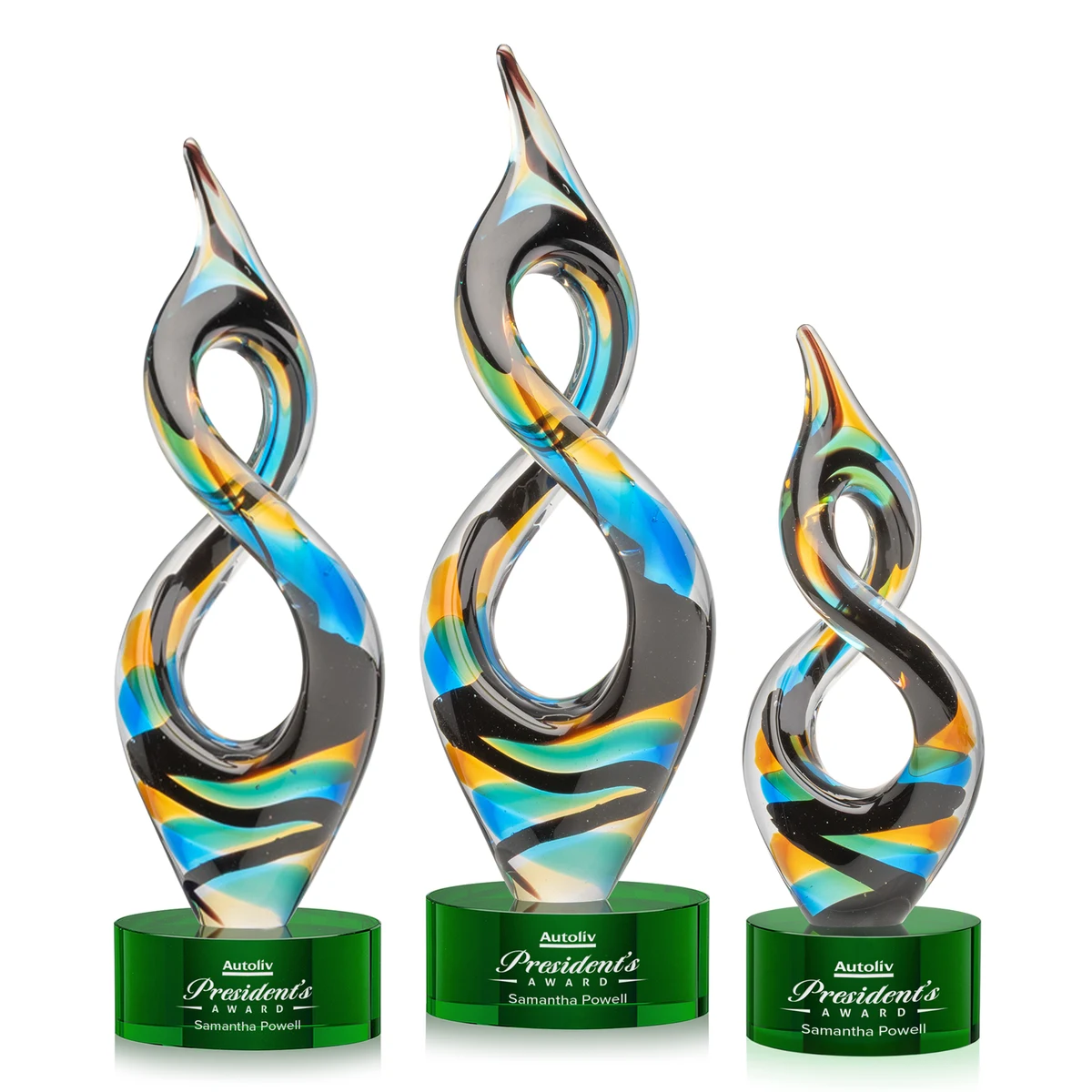 Cosenzo Award on Marvel Base - Green 1