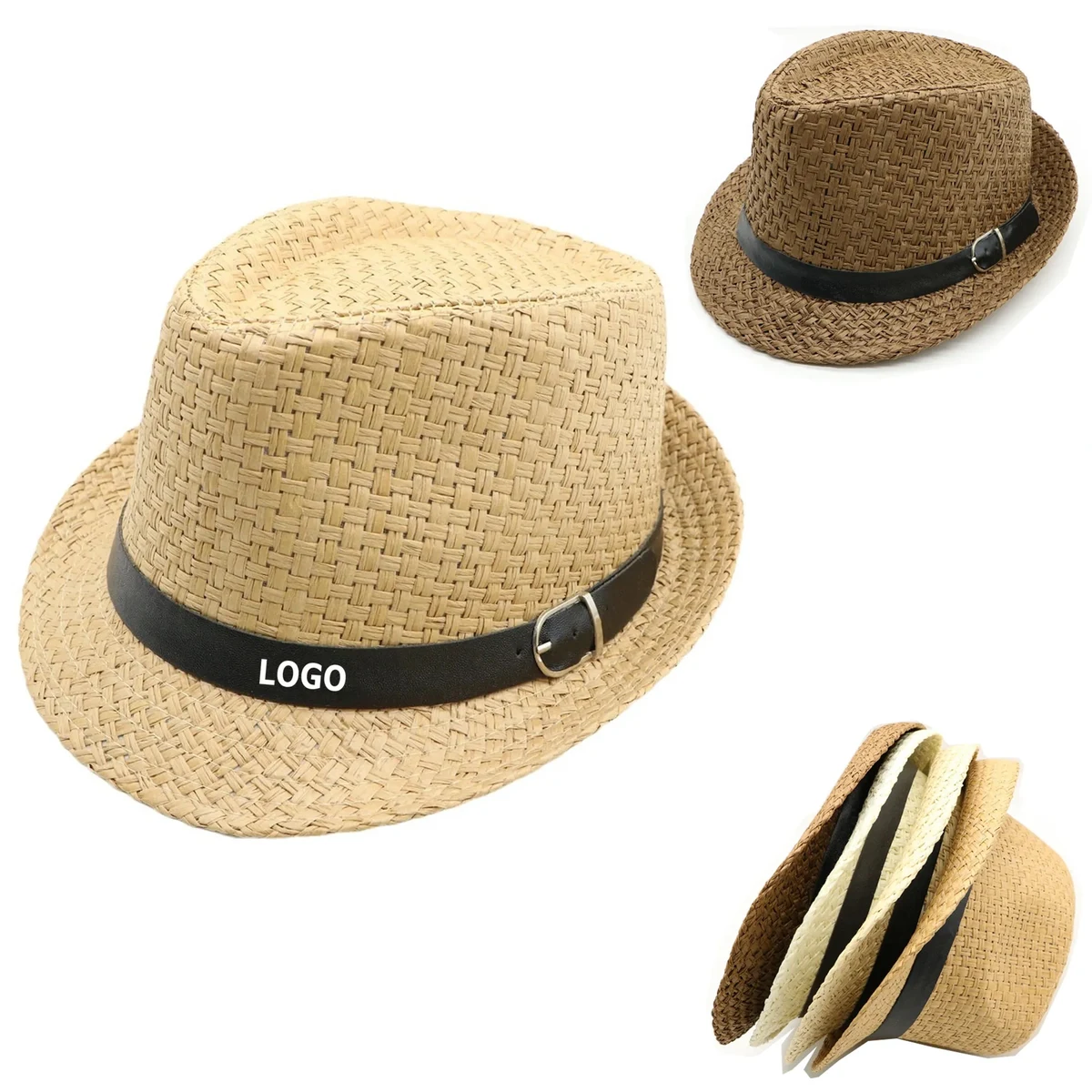 Short Brim Jazz Straw Hat 1