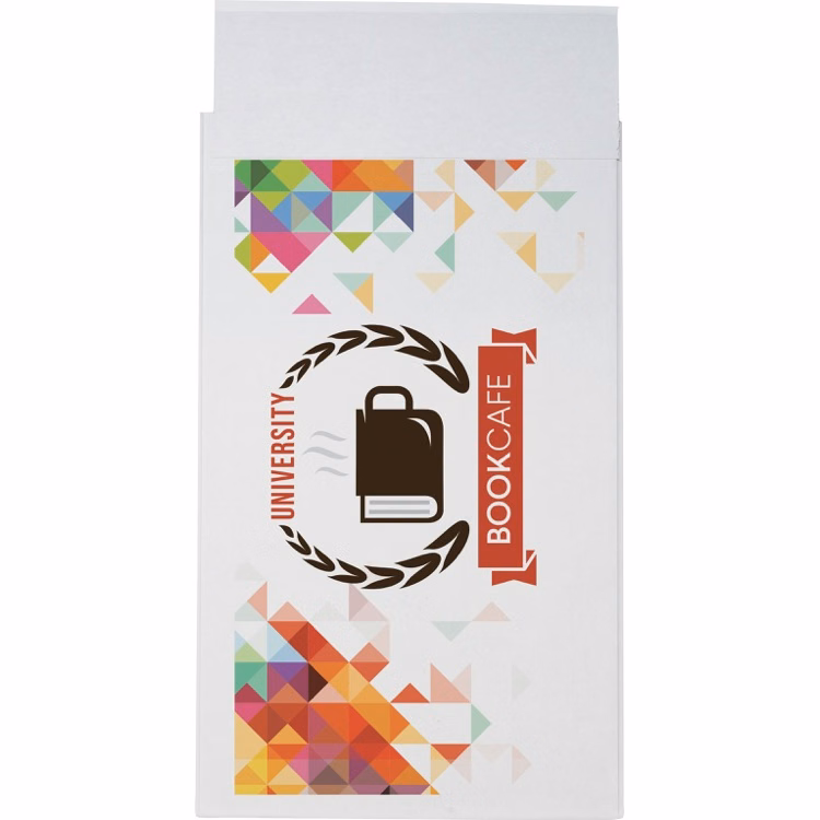 Full Color White Eco-Shipper Expandable Paper Mailer (8.5" W x 14.5" H x 3.25" D)