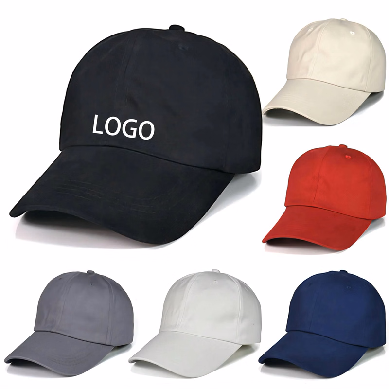 Cotton Baseball Cap with Adjustable Strap MOQ 100PCS