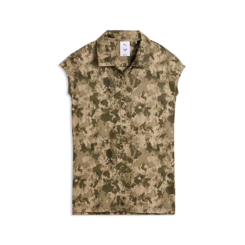 PUMA® Women's Volition CLOUDSPUN Camo Golf Polo with Custom Logo
