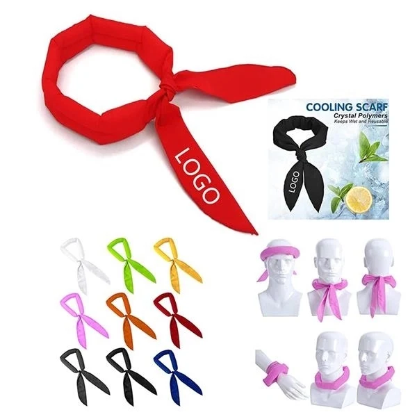 Ice Cooling Scarf Neck Bandana Wrap Headband 1