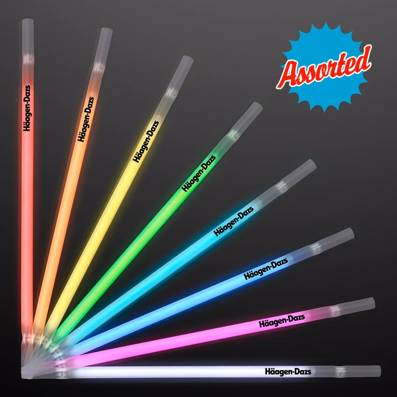 Glow Party Straws for Light Drinks