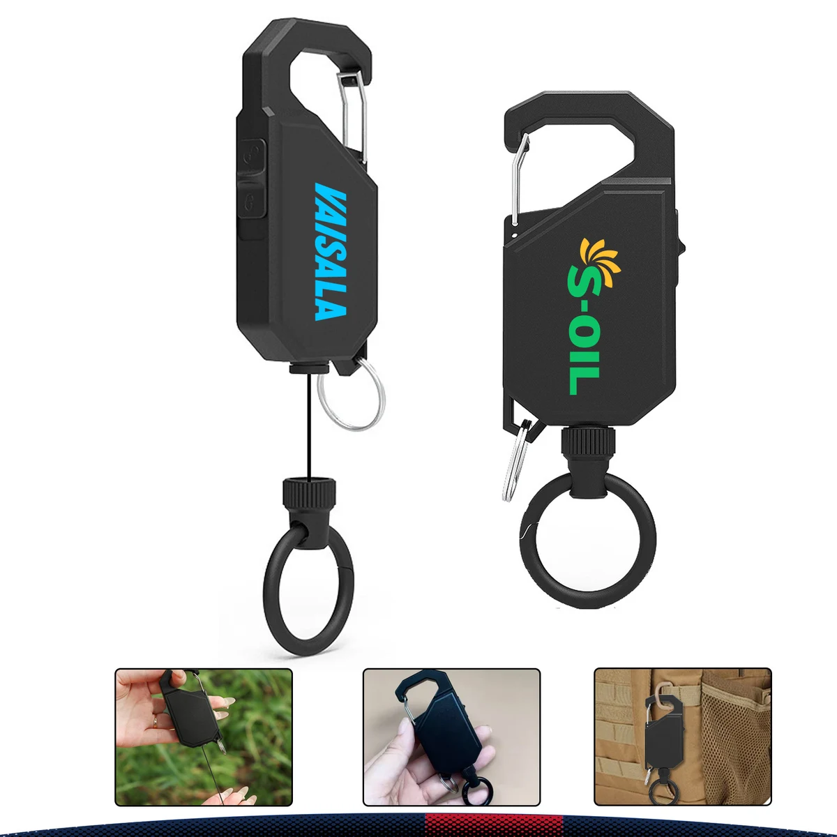 Hovrel Retractable Badge Reel with Locking Switch 1