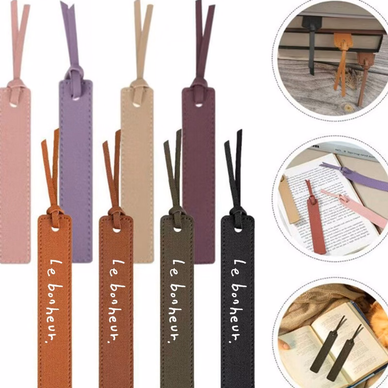 Eco Leather Page Marker With Custom Logo For Book Lovers