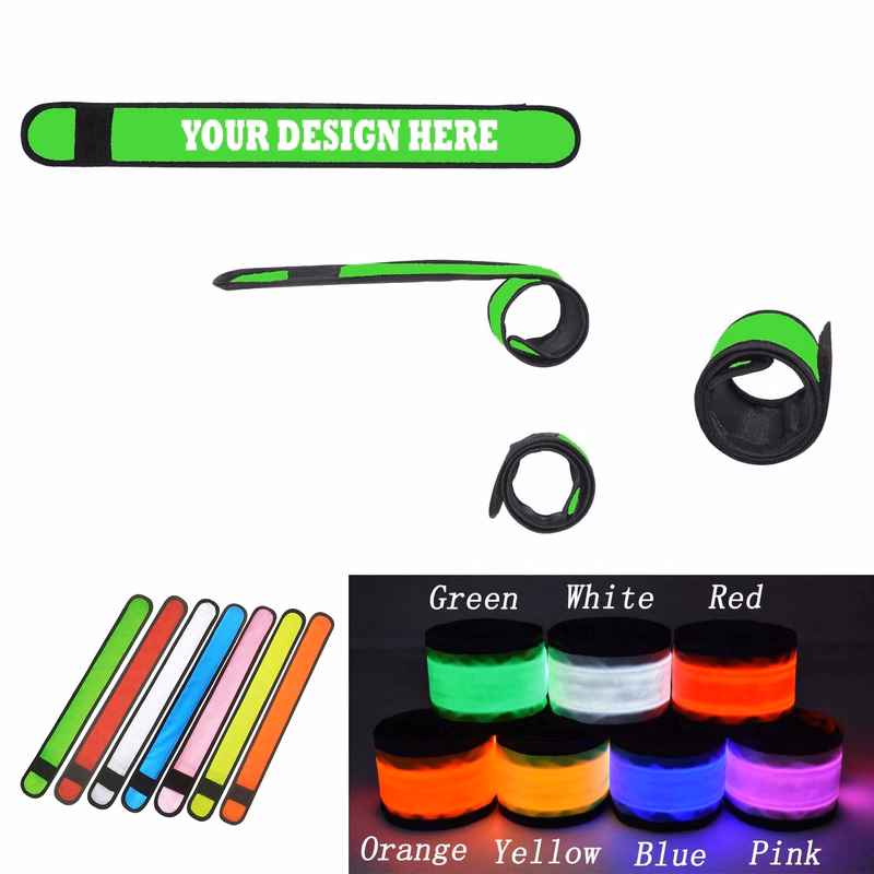 LED Sports Slap Wrist Strap Bands