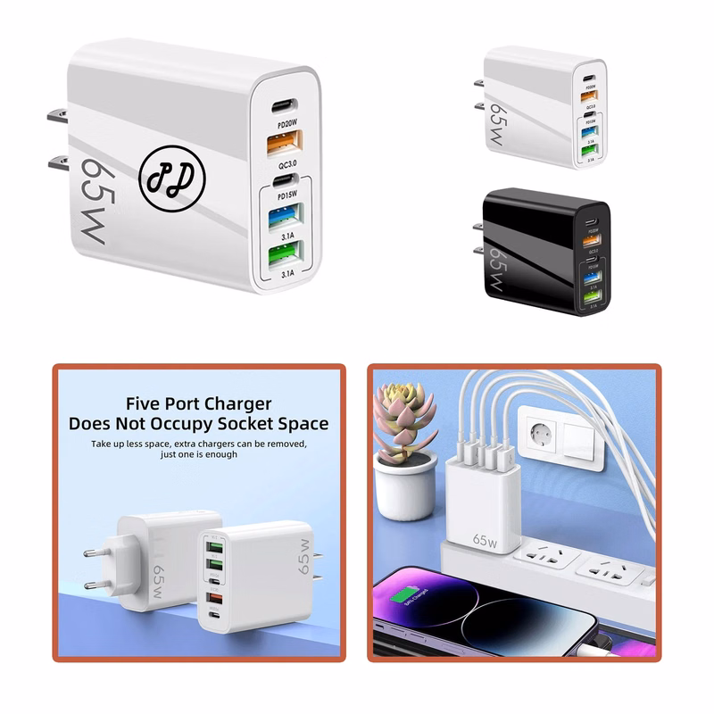 Multi-Port Fast Charging Mobile Phone Adapter