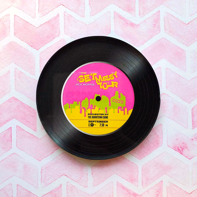 Replica Vinyl Record Acrylic Magnet