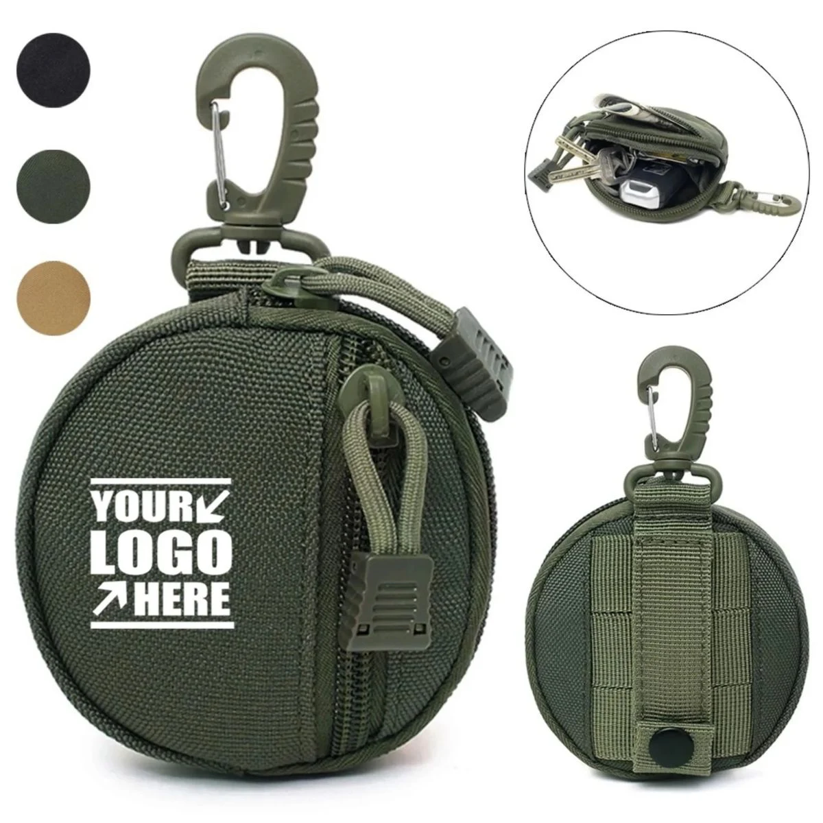 600D Oxford Fashionable Travel Key Wallet 1