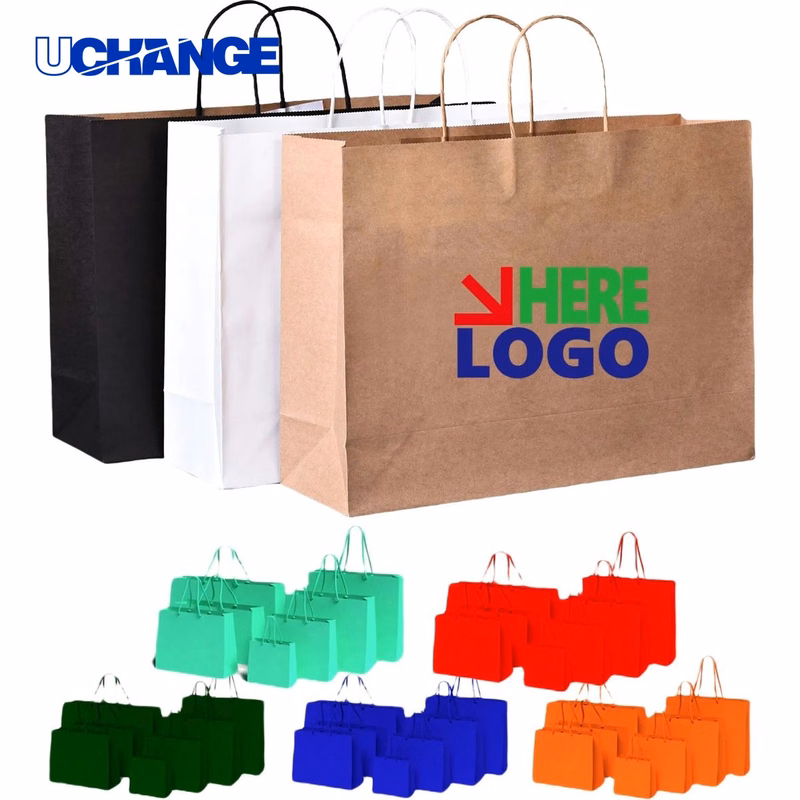 Kraft Paper Shopping Gift Bag