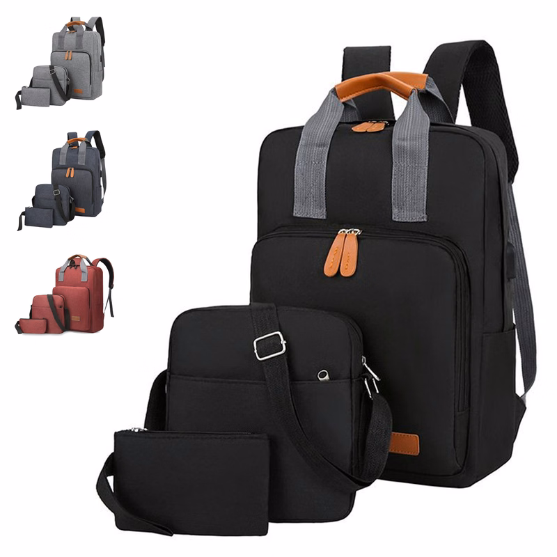 Usb Charging Computer Bag Three Piece Set