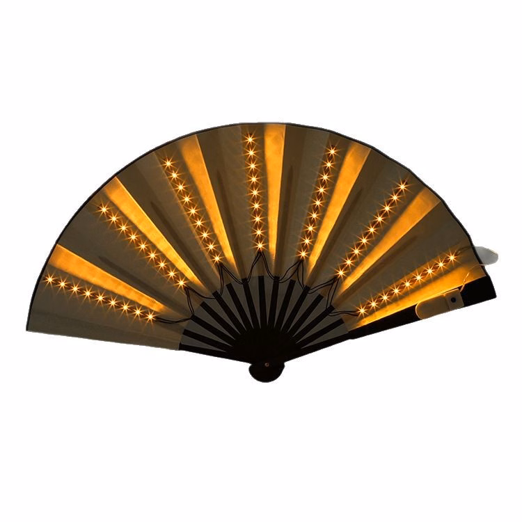 Folding Fan with Battery LED Light up