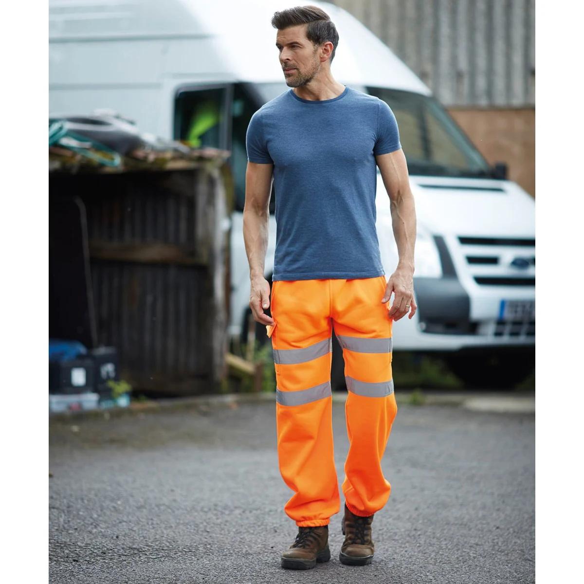 Sweatpants Class 3 High Vis Reflective Safety Workwear Joggers 1